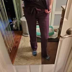 EUC plum tie-waist Athleta pants